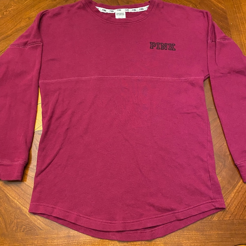 2 Victoria’s Secret PINK Lightweight SweatshirtsXS - Picture 2 of 10